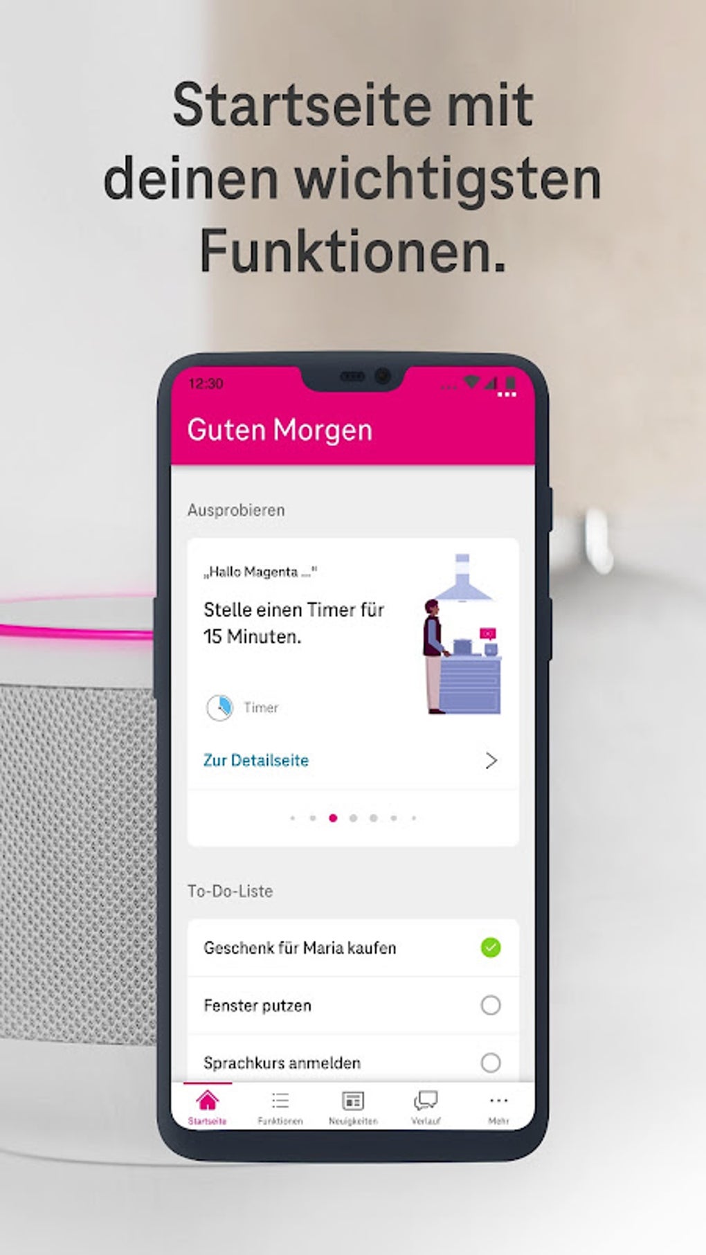 Hallo Magenta - Smart Speaker APK для Android — Скачать