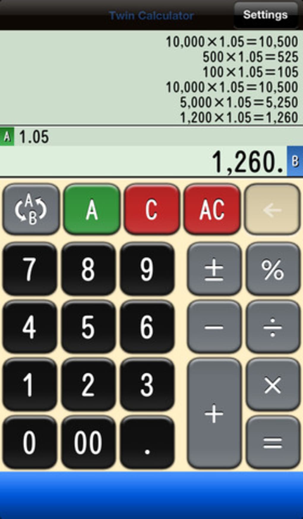 Twin電卓 Twin Calculator ツイン電卓 For Iphone 無料 ダウンロード