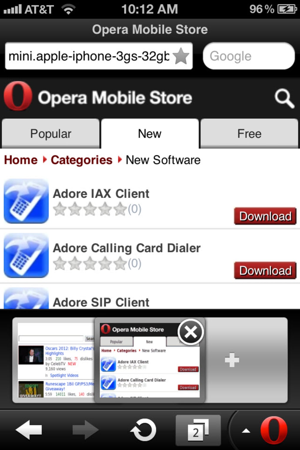Opera Mini для iPhone — Скачать