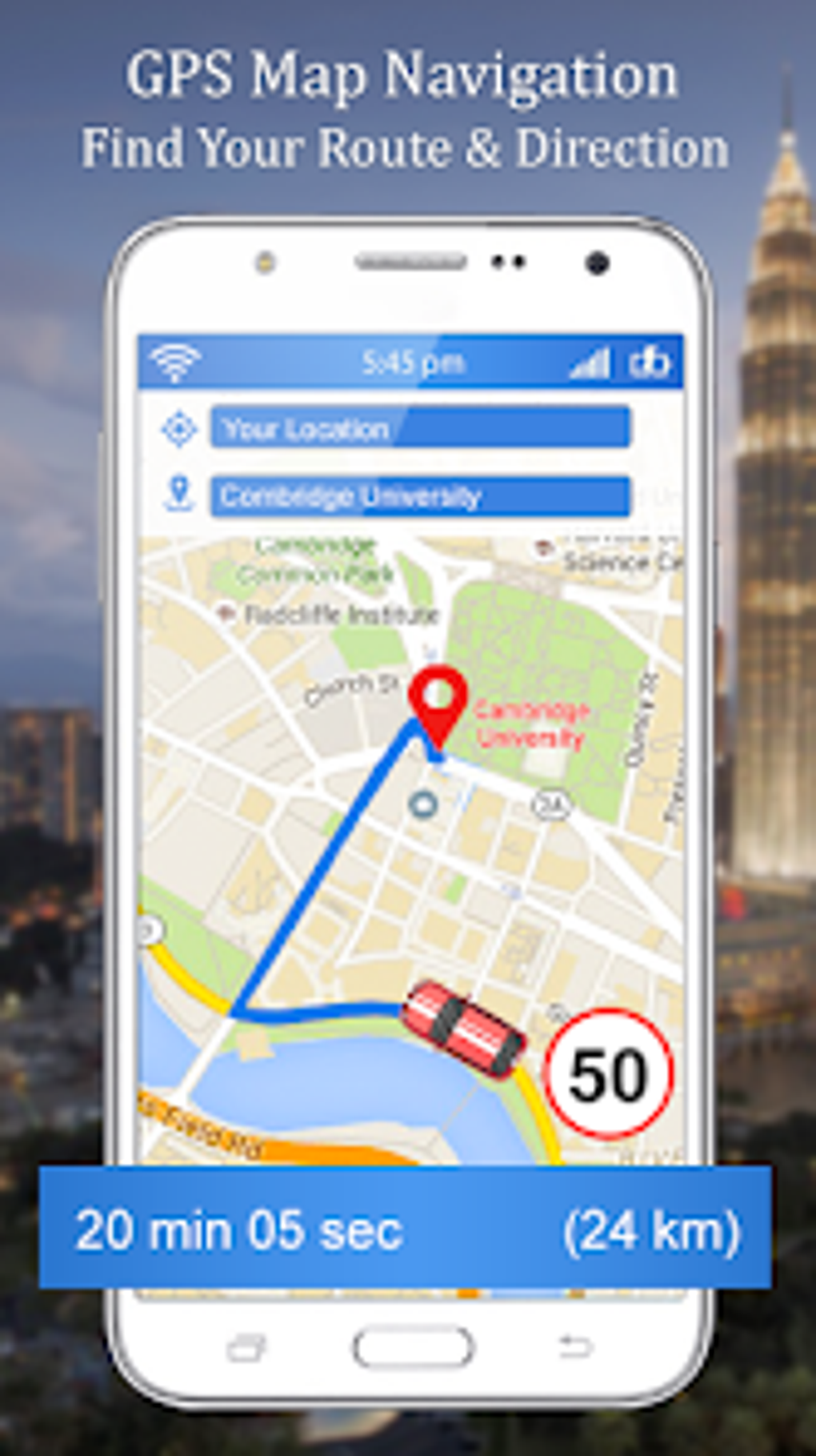 GPS Navigation Satellite Map Para Android Descargar