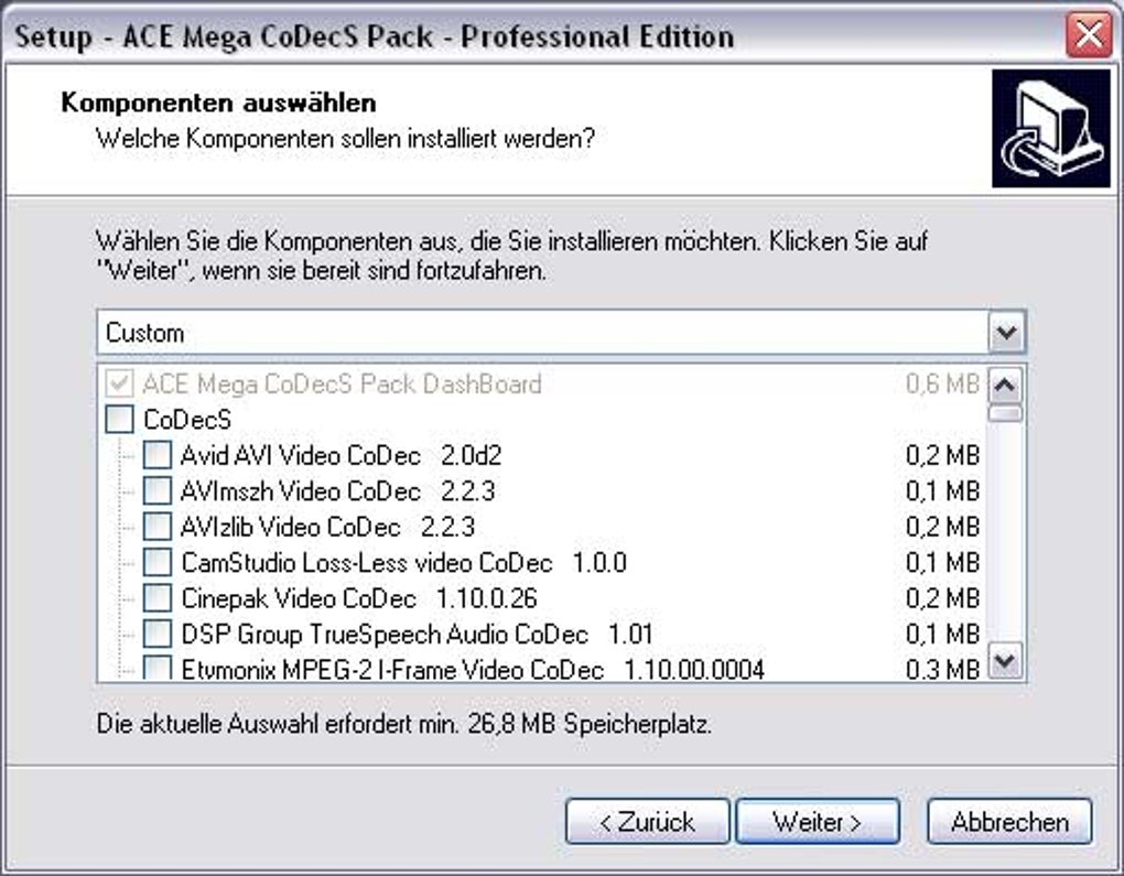 Ace Mega Codec Pack Download