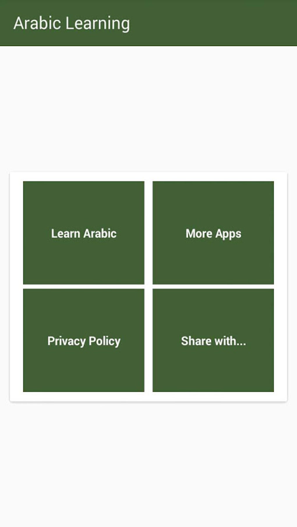 Android Learn Arabic In Urdu English APK 