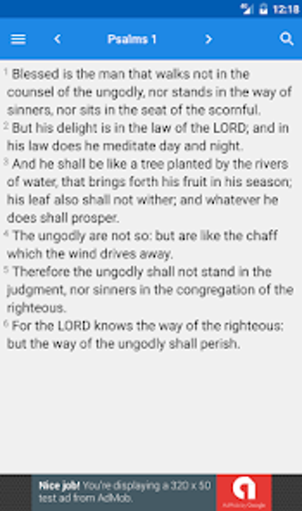 Proverbs Psalms - KJV Para Android - Download