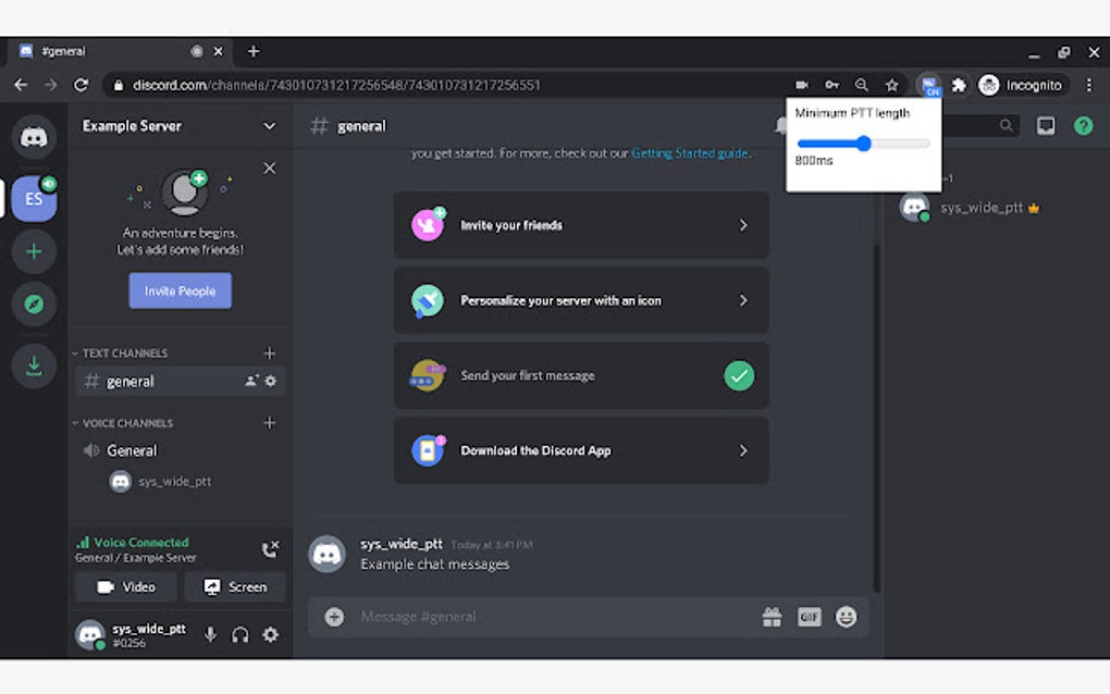 Discord System Wide PTT For Chrome 