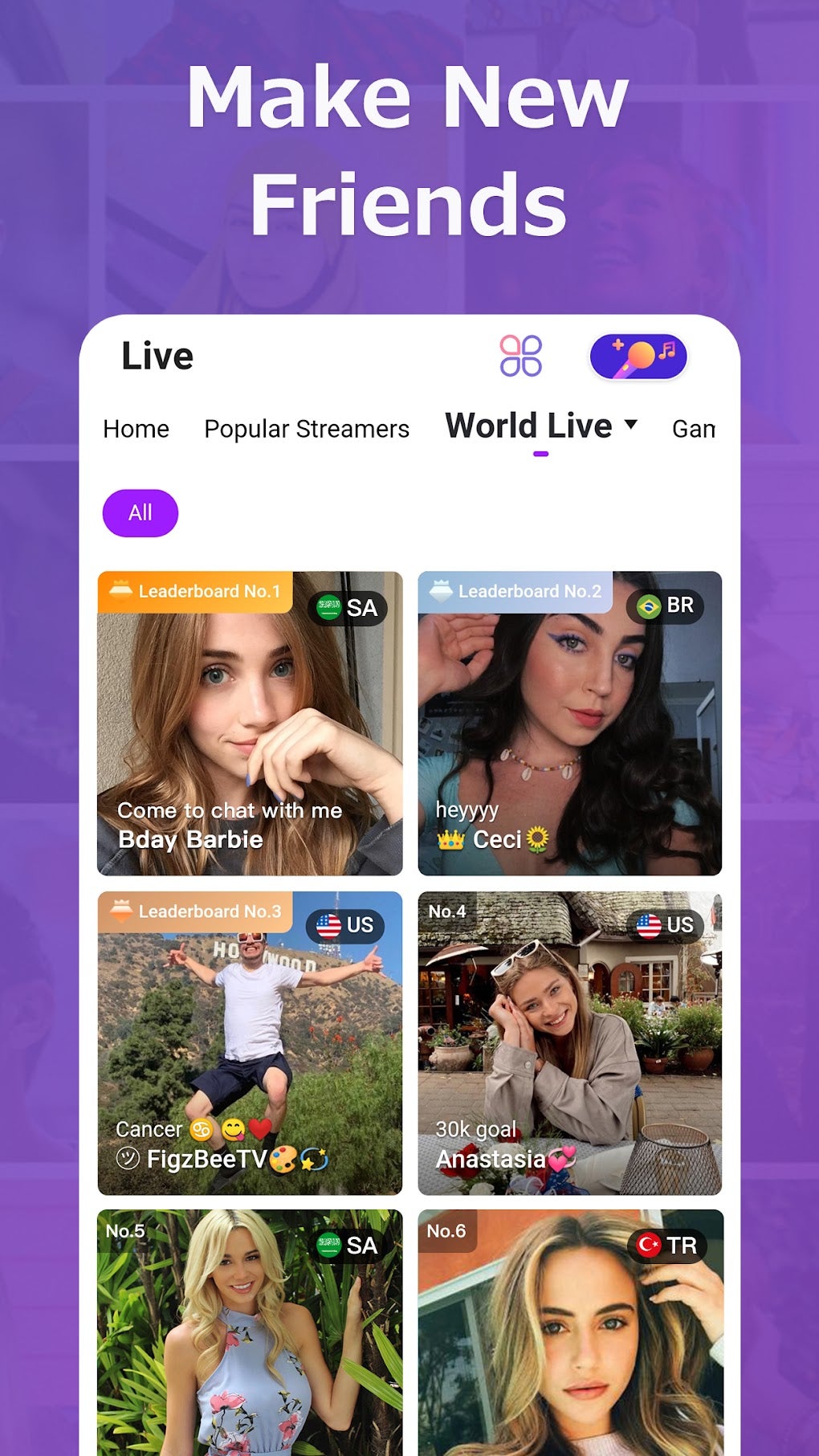 HiChat - video chat live broadcast для Android — Скачать