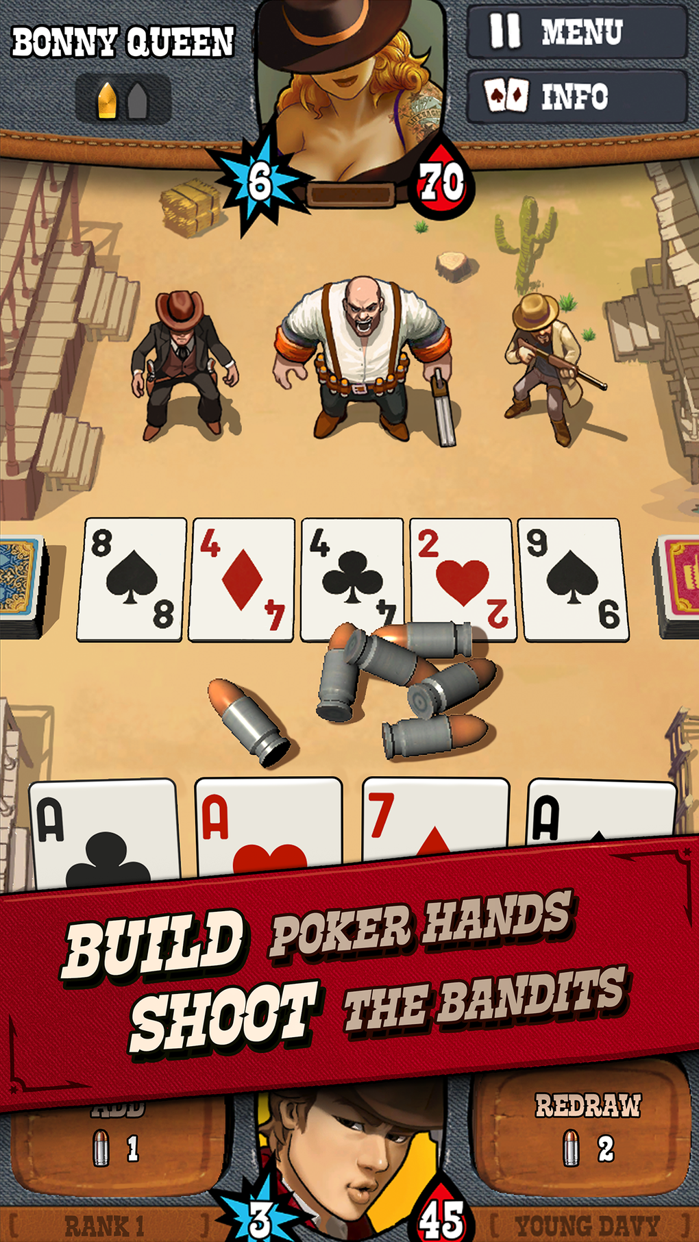 Poker Showdown: Wild West Duel для iPhone — Скачать