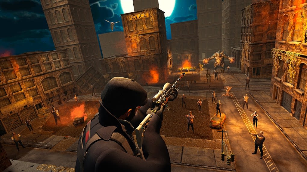 Baixar & Jogar Sniper Zombie 3D Game no PC & Mac (Emulador)