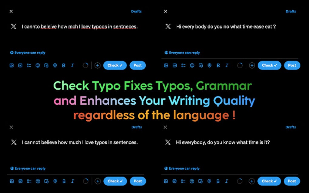 Check Typo: AI Spell-checker for Google Chrome - Extension Download