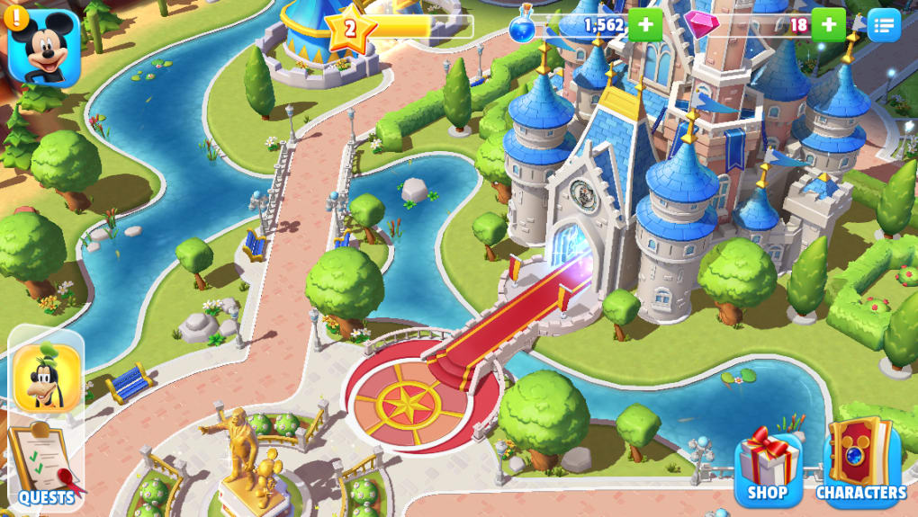 disney magic kingdom build your own park mod apk