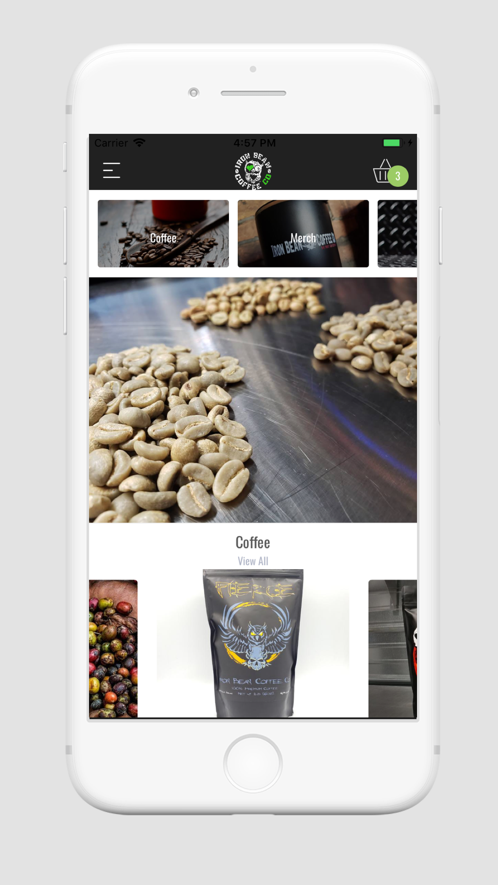 Iron Bean Coffee Company для iPhone — Скачать