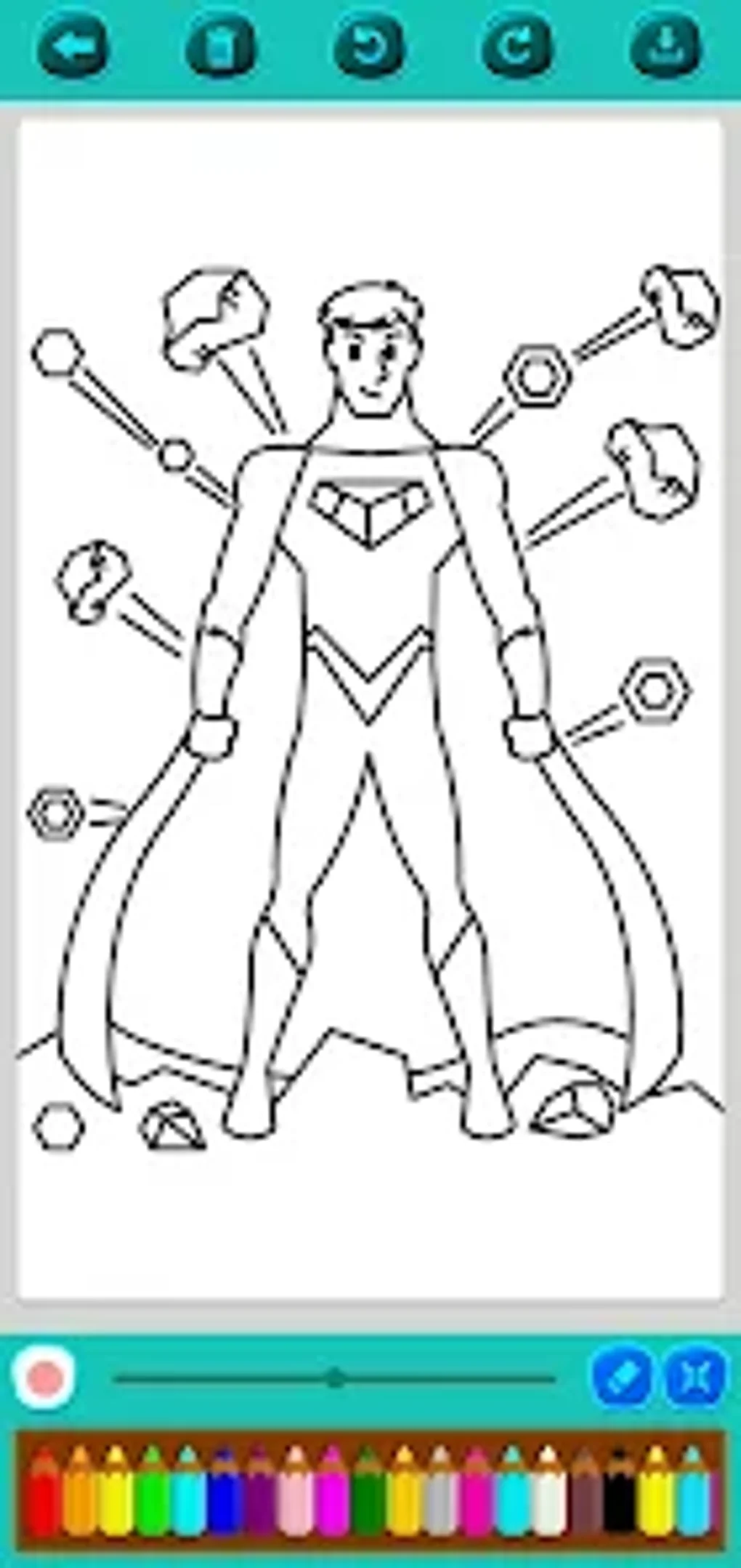 Superhero Coloring Book for Android - Download