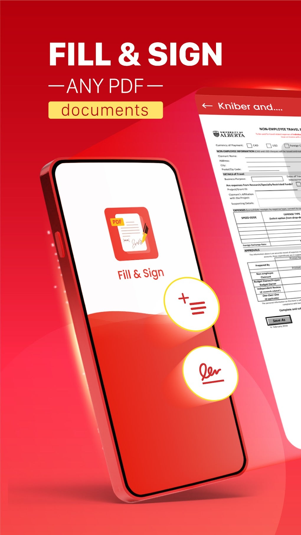 Sign Document: Edit PDF Fill Sign для Android — Скачать