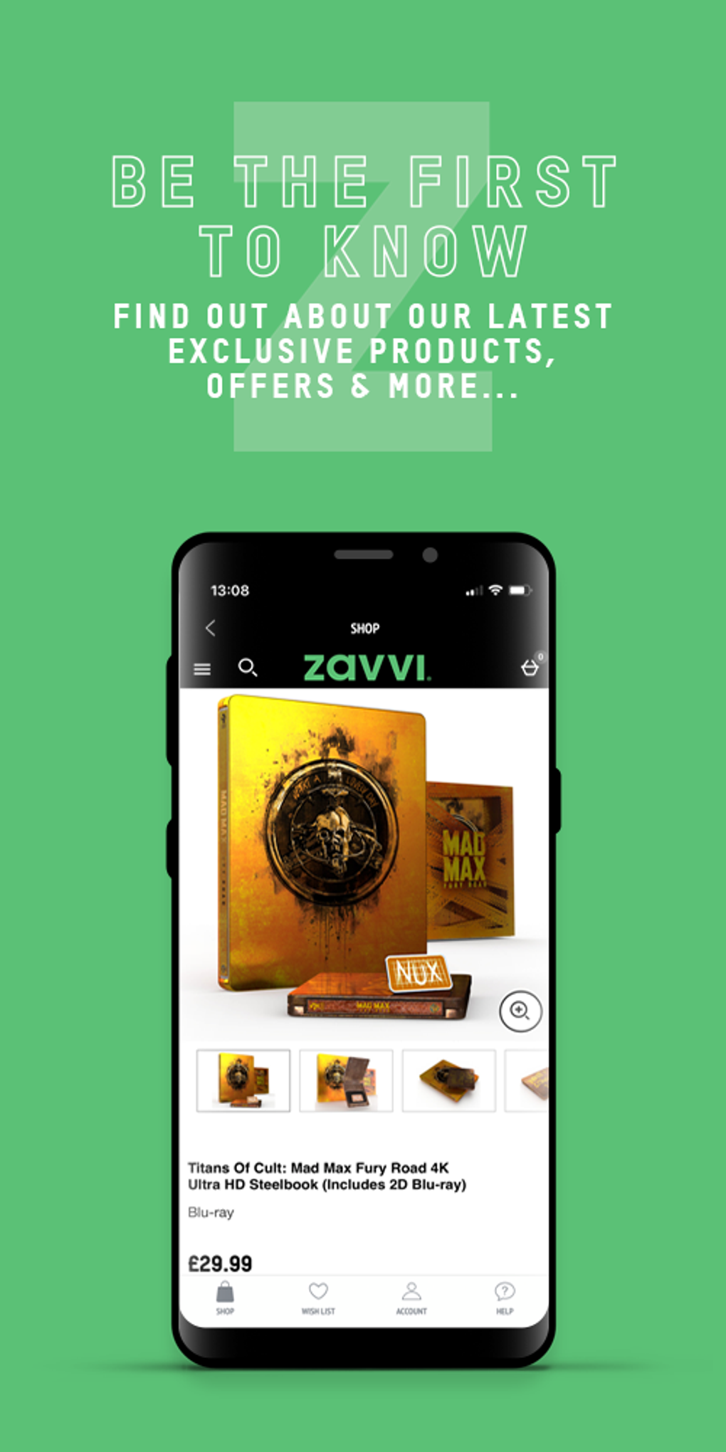 Zavvi: Film TV Collectables для Android — Скачать