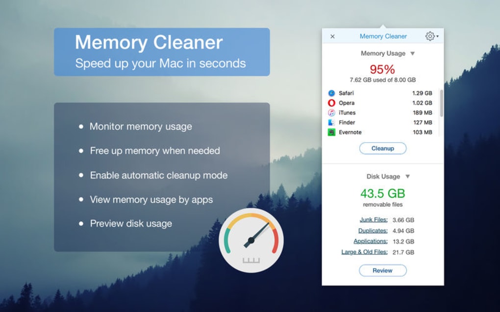 Nektony memory cleaner