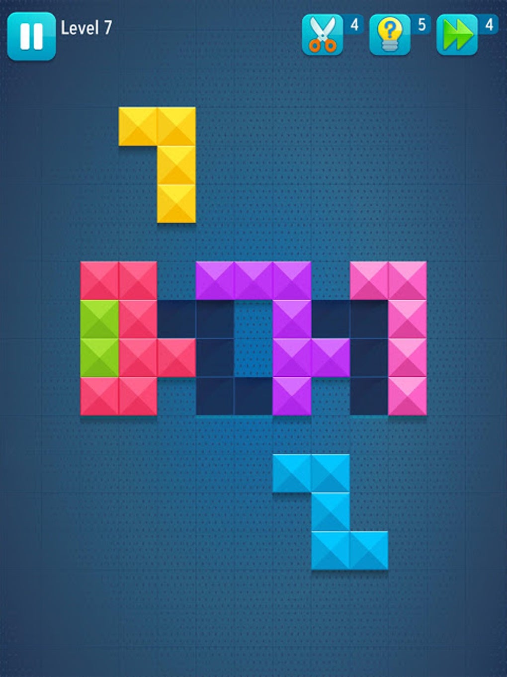 Puzzle Blocos: jogo divertido