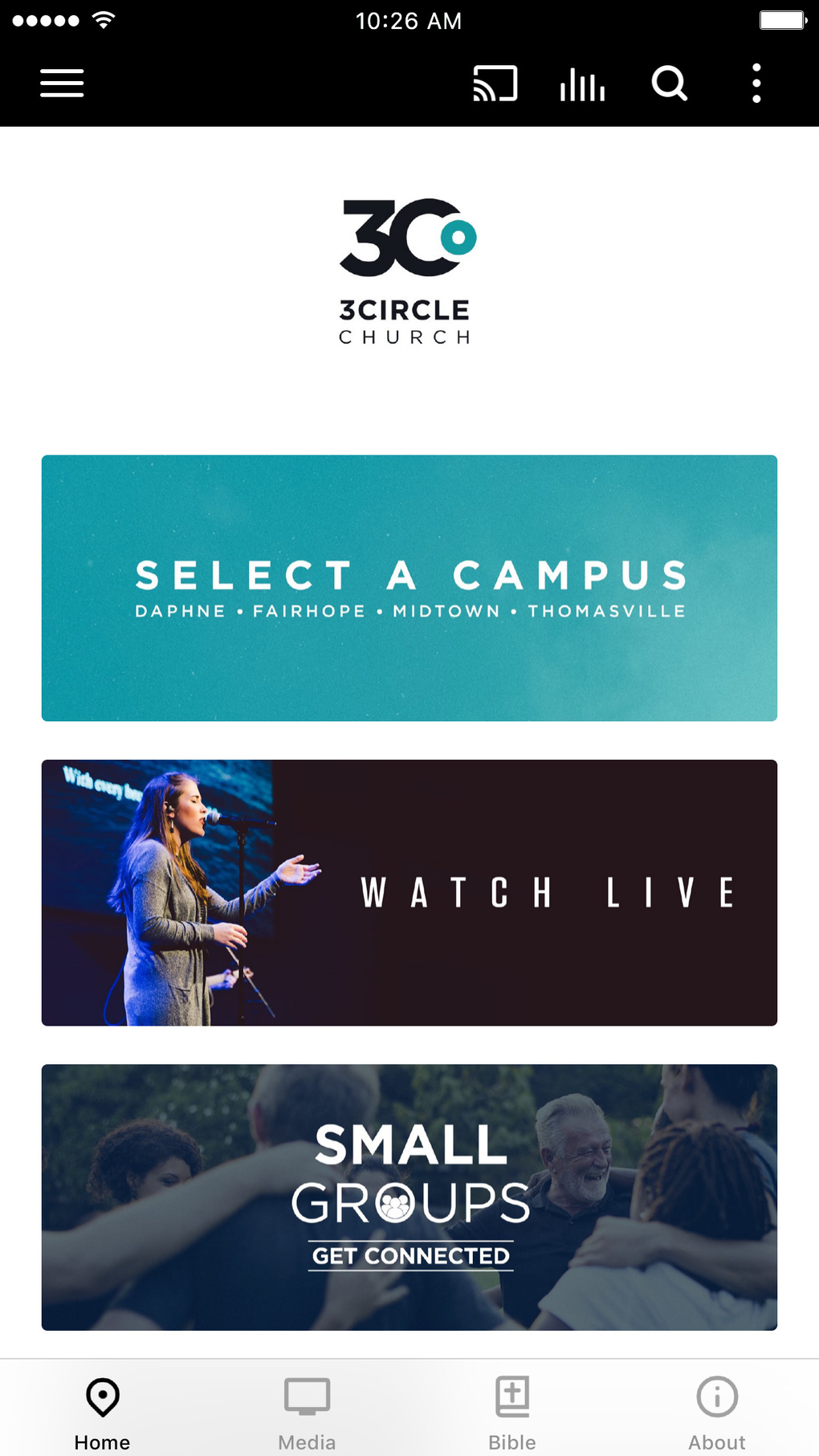 3Circle Church App for iPhone - 無料・ダウンロード