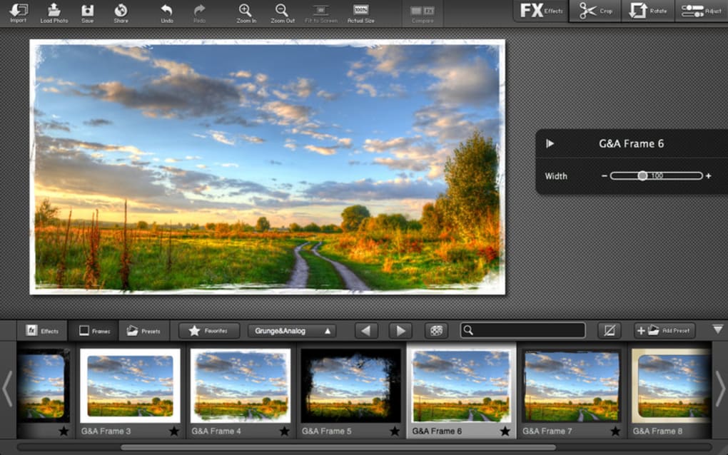 fx photo studio for mac compatibility with imac photos