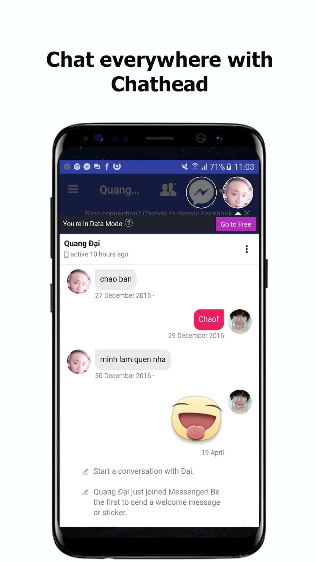 Facebook Lite: social network testing slim app for slow phone