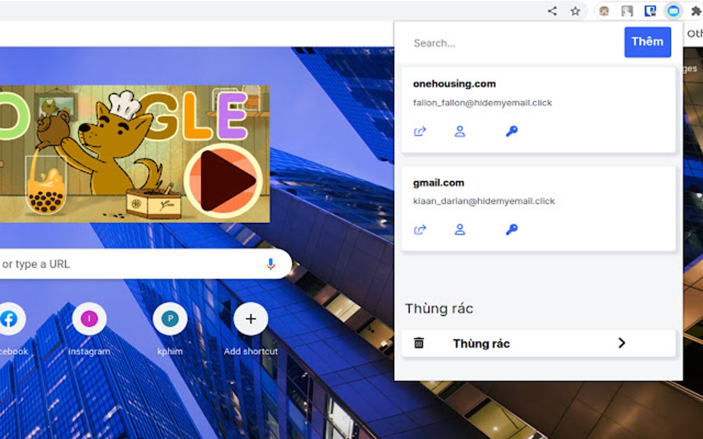 Hide my email google chrome 