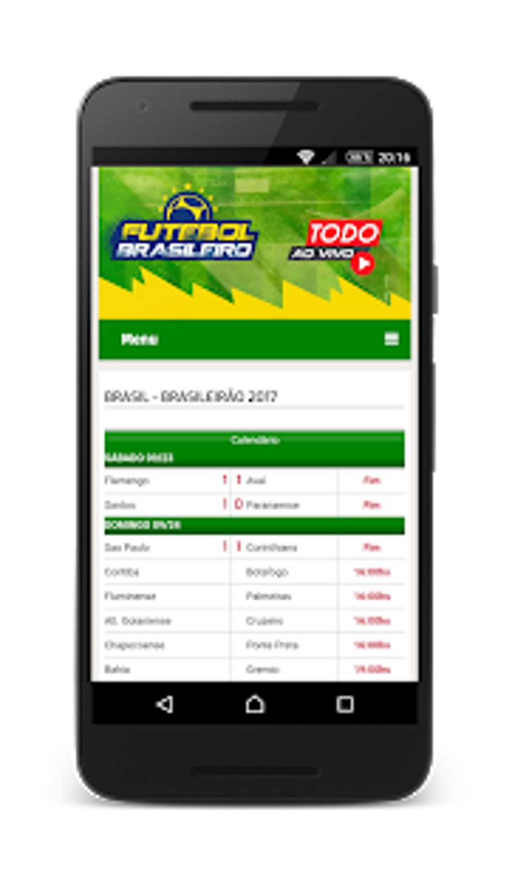 Futebol Ao Vivo - Brasileirão APK للاندرويد تنزيل