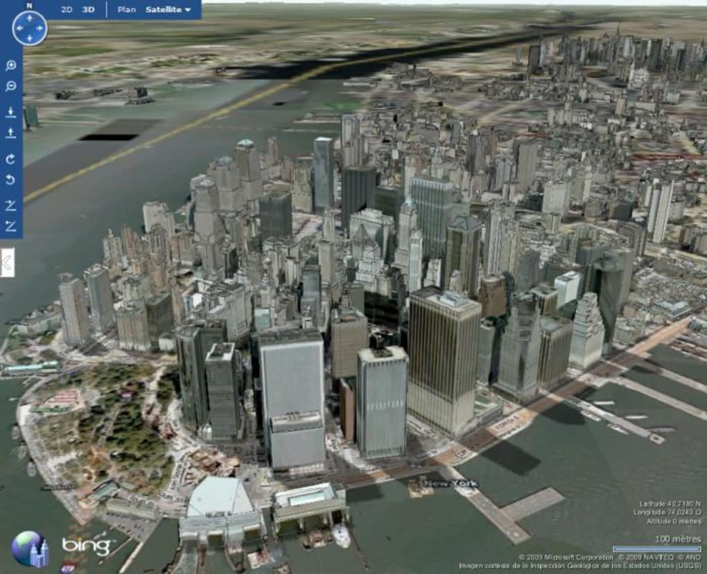 Bing Satellite Maps Street View