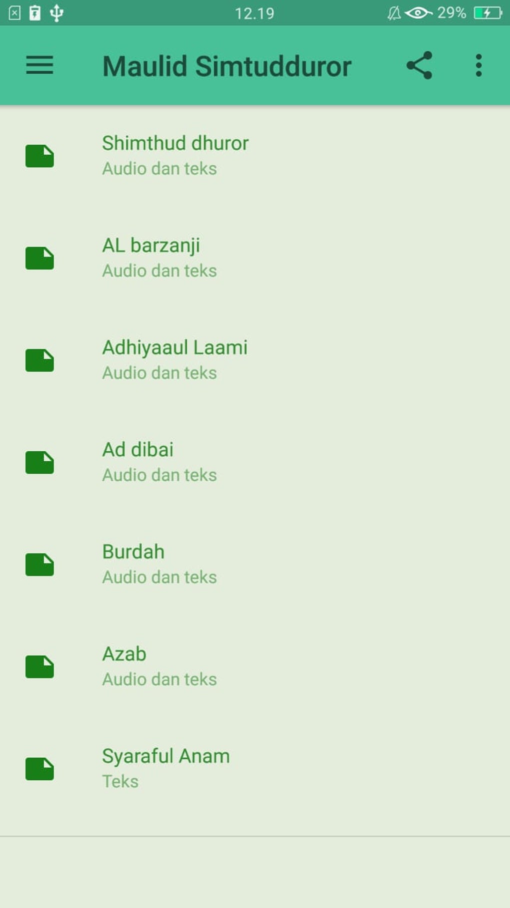 Maulid Simtudduror Offline Android 版 - 下载