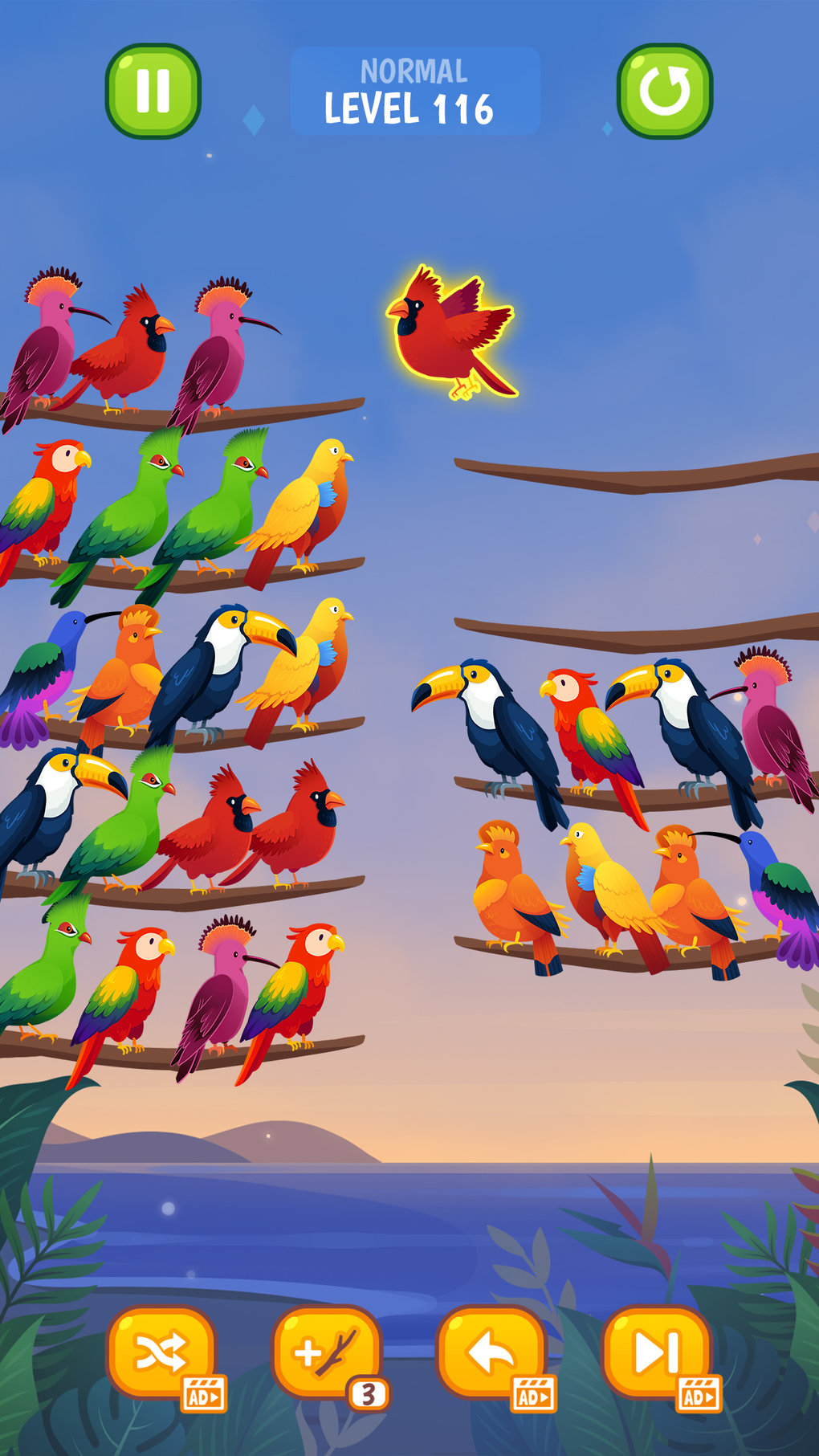 Bird Sort Puzzle для iPhone — Скачать