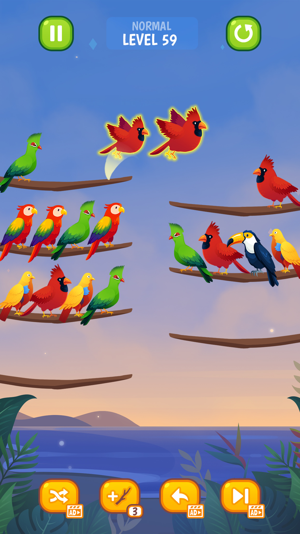 Bird Sort Puzzle для iPhone — Скачать