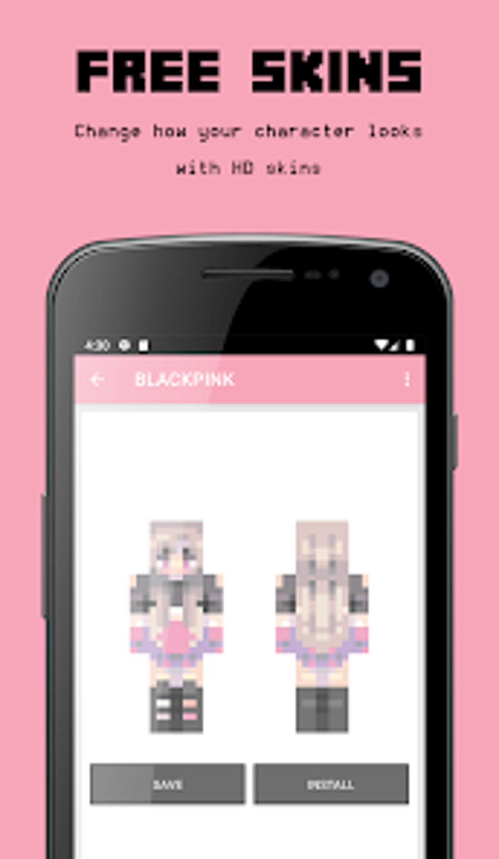 Skin Blackpink for Minecraft для Android — Скачать