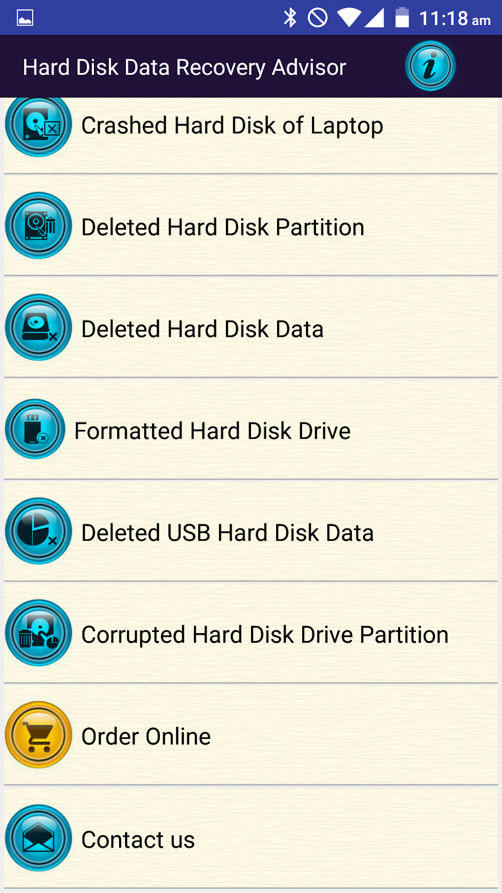 Hard Disk Data Recovery Help APK для Android — Скачать