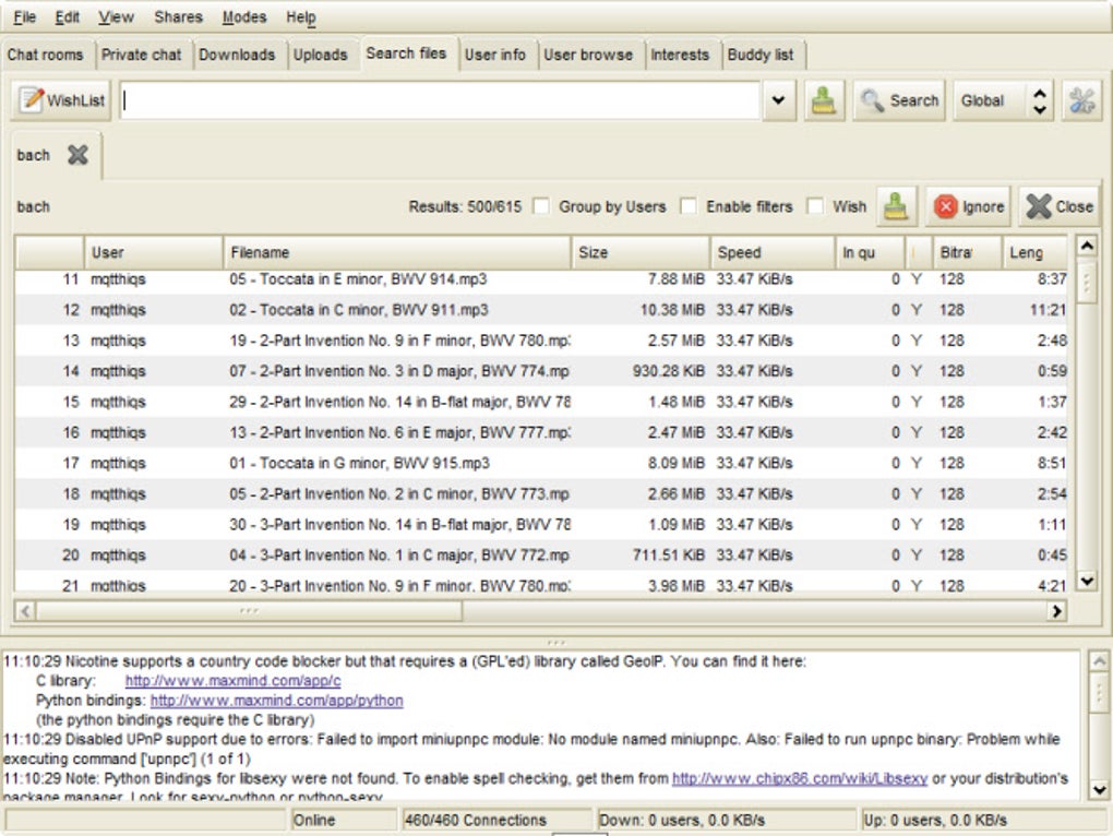 soulseek non scarica