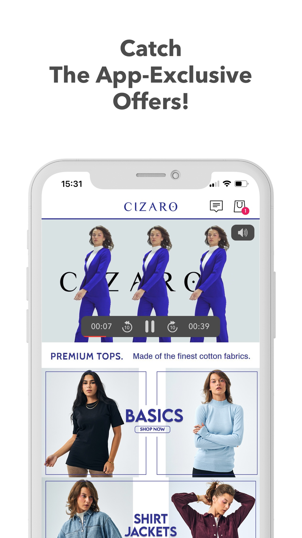 Cizaro Online Fashion для iPhone — Скачать