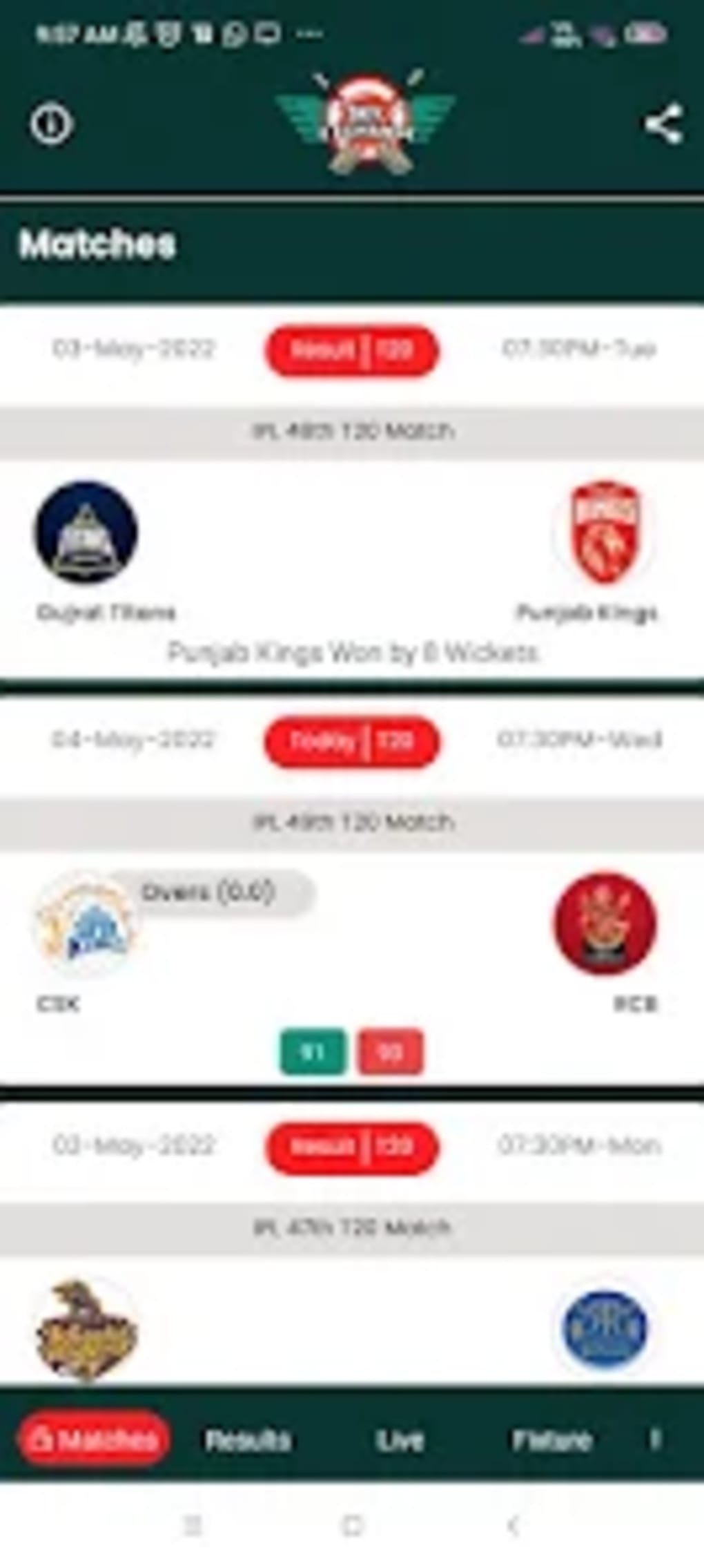 SkyExchange Cricket Live Line for Android