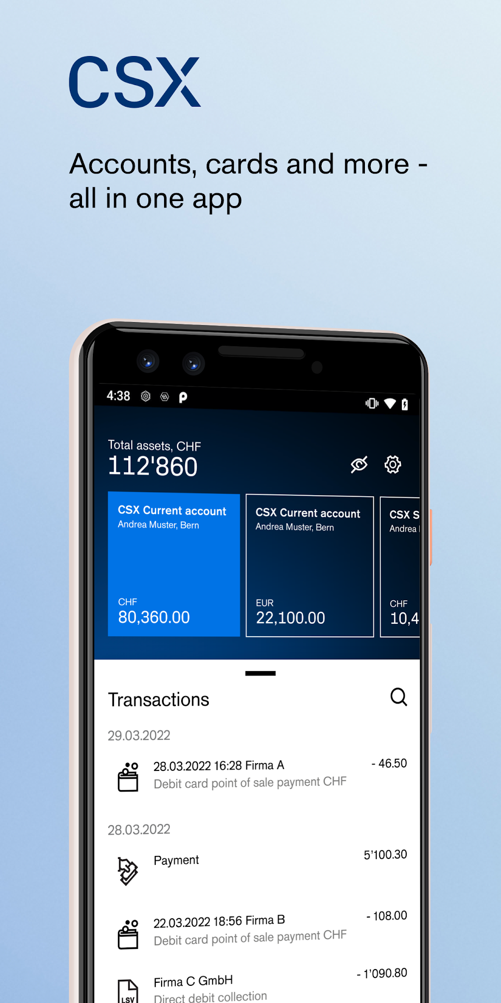 Credit Suisse CSX Para Android Download