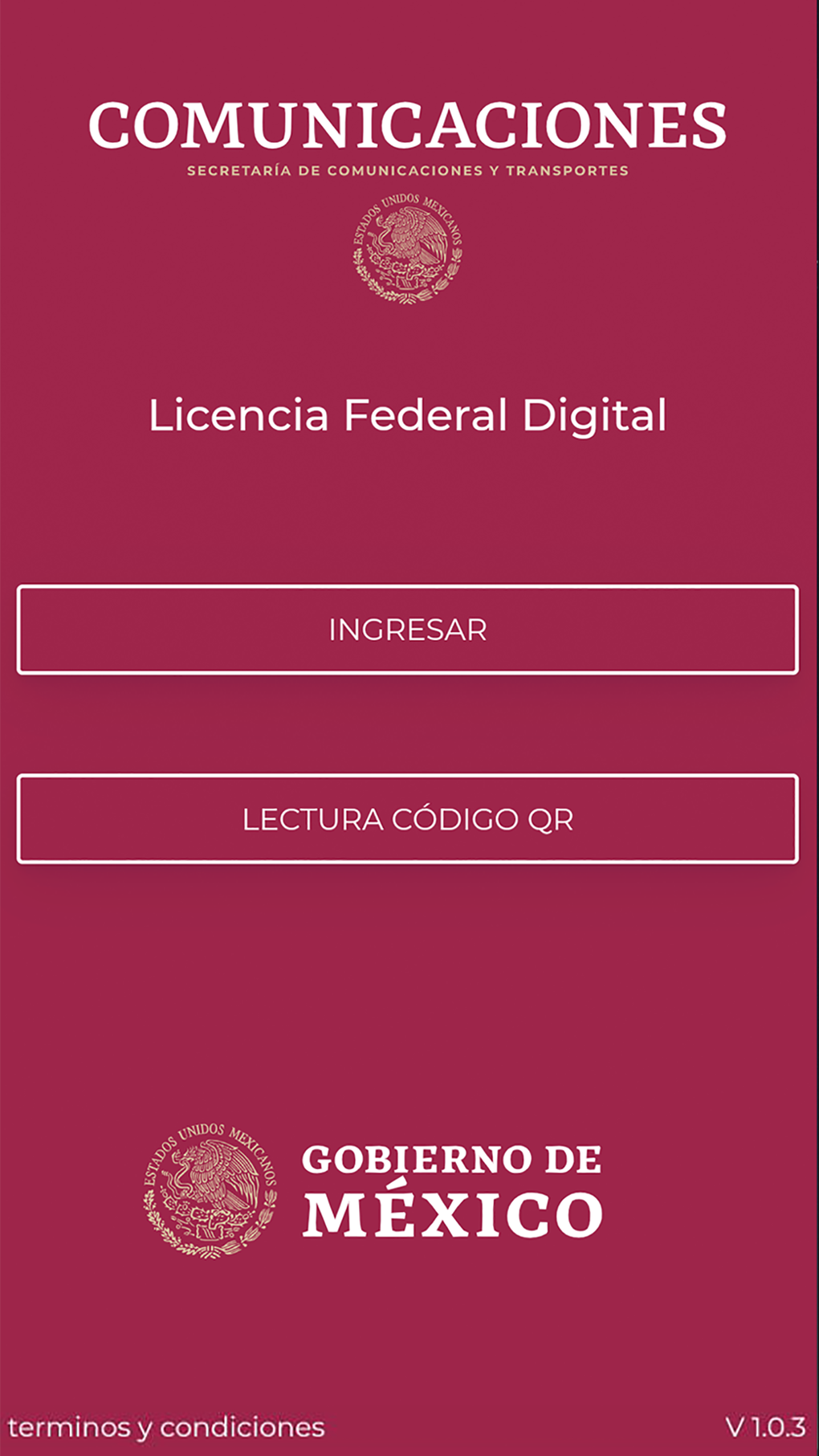 licencia federal digital app