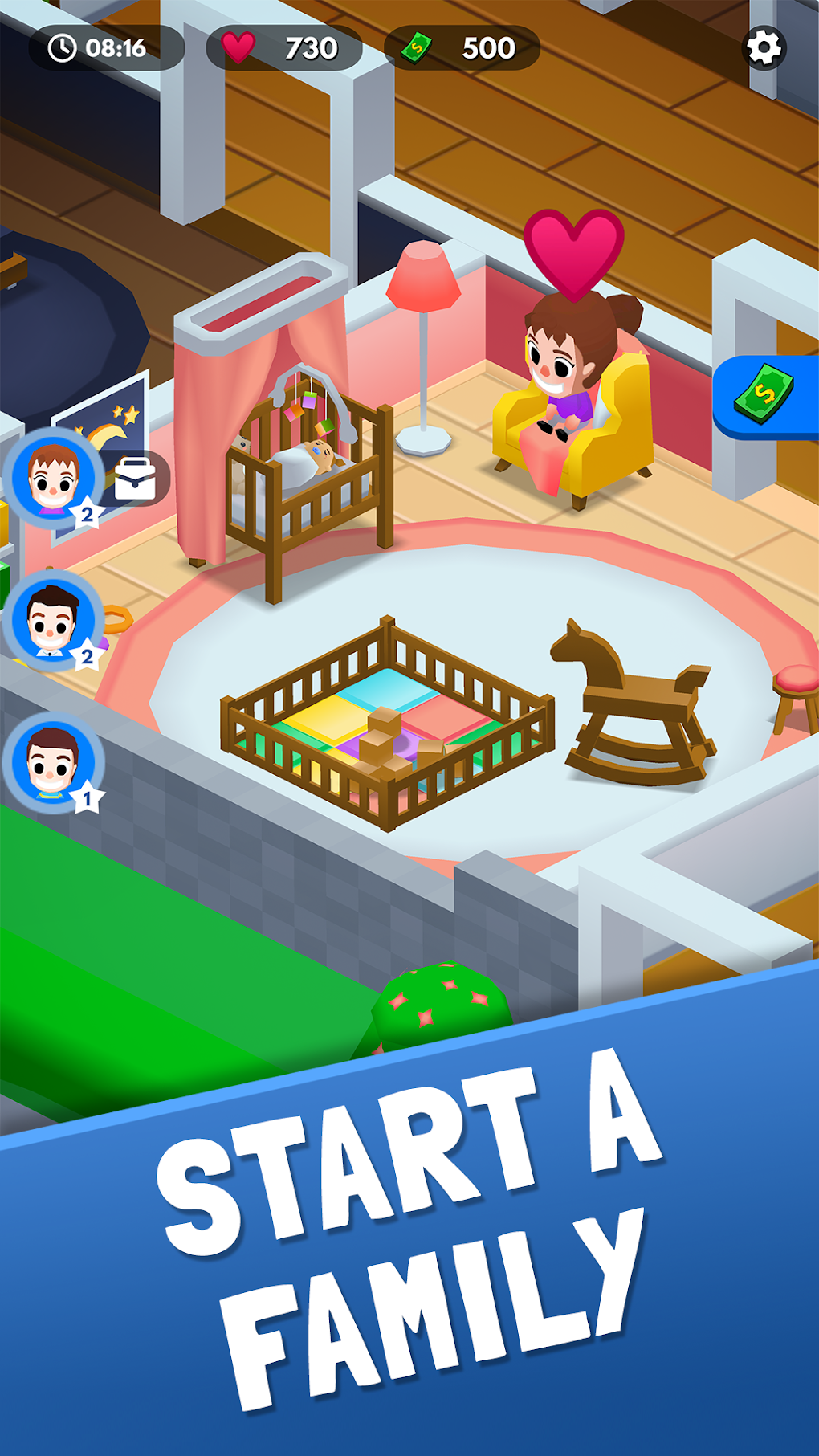 Idle Family Sim - Life Success Manager APK для Android — Скачать