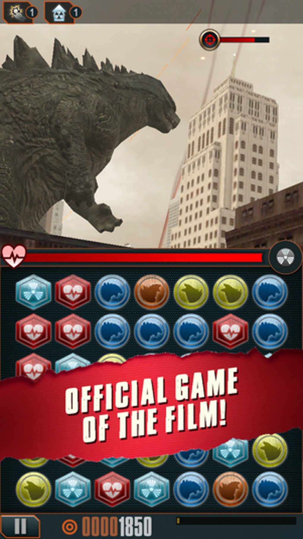 Godzilla - Smash3 для iPhone — Скачать