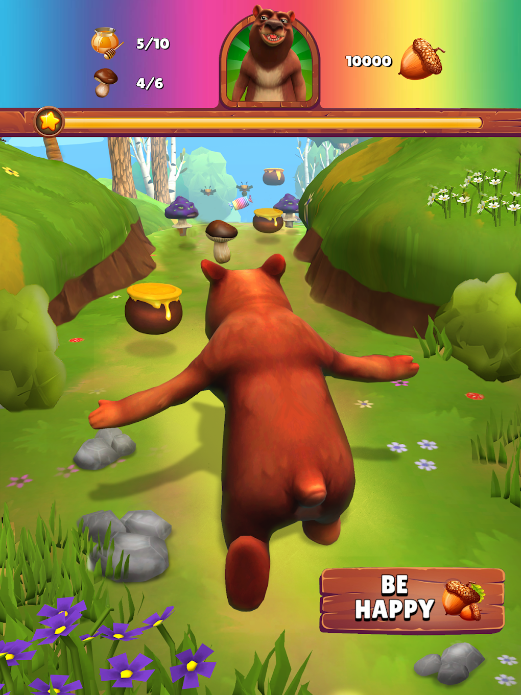 Animals Happy Run 3D Kids Game для Android — Скачать