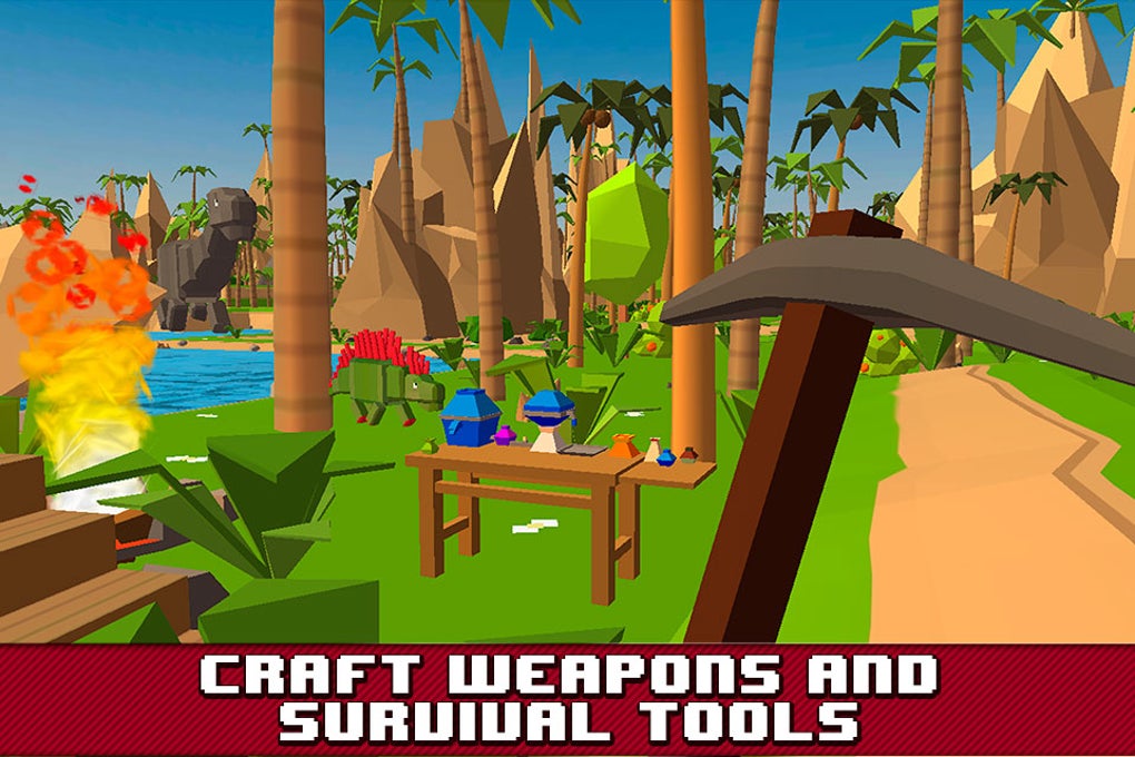 Download do APK de Ilha de sobrevivência de dinossauro - The Craft para  Android