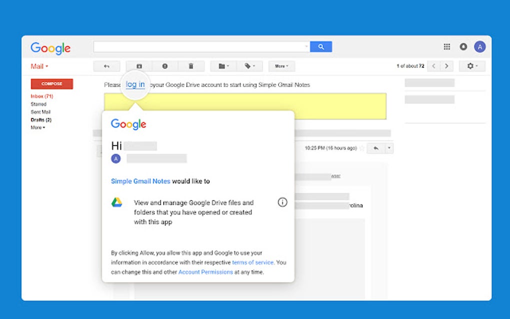 Simple Gmail Notes for Google Chrome - Extension Download