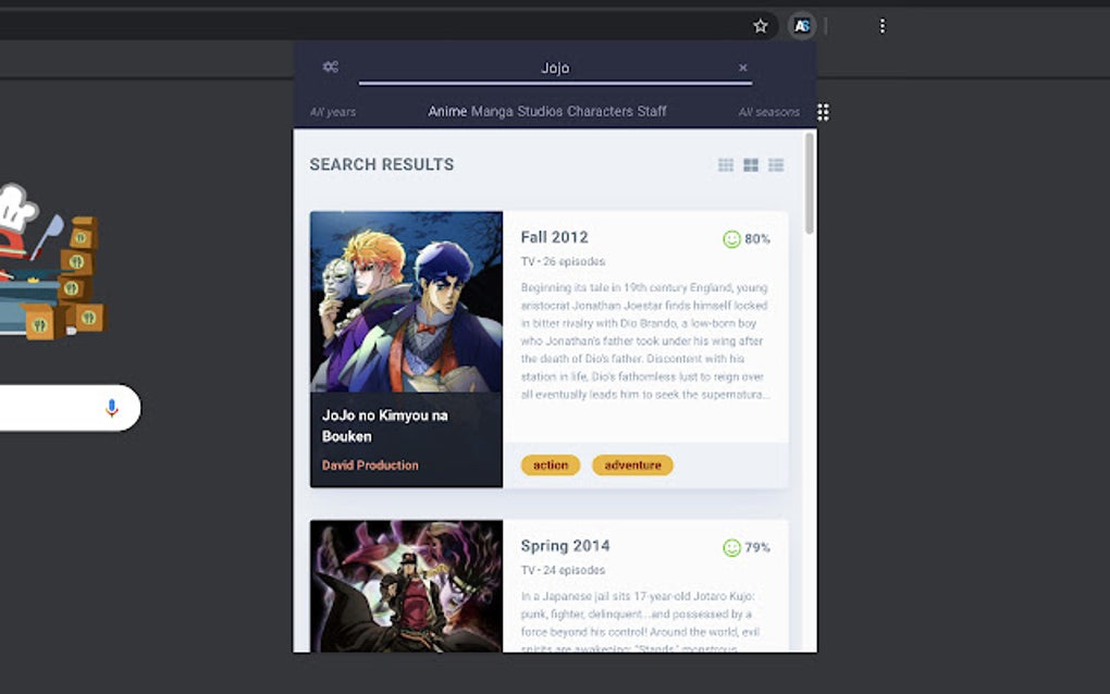 AL Search, for AniList for Google Chrome - Extension Download