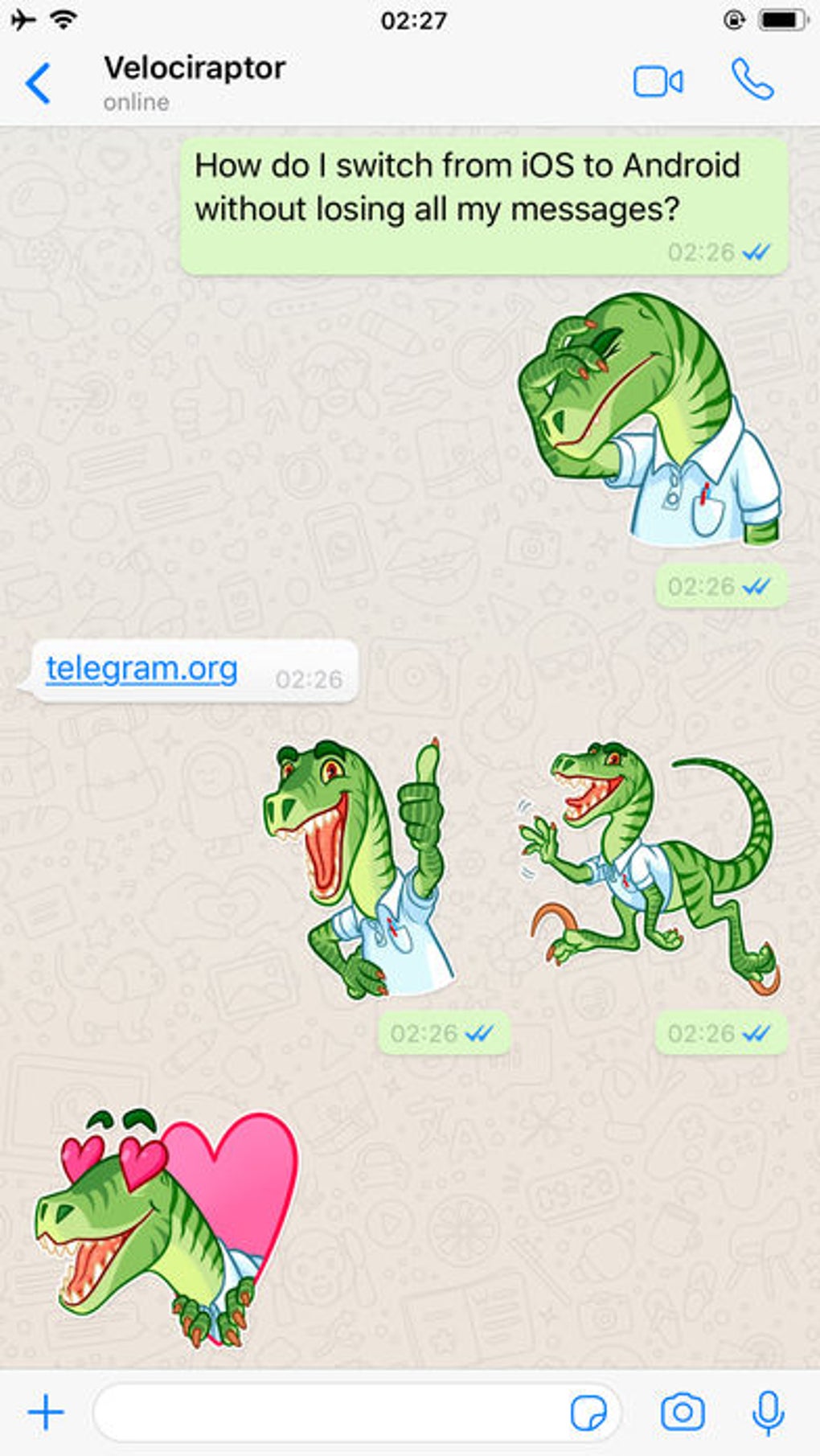 WhatsApp Stickers - Telegram for iPhone - Download