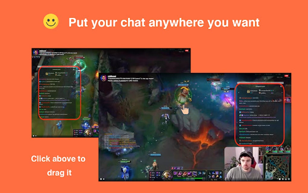 Twitch chat overlay on fullscreen für Google Chrome - Erweiterung Download