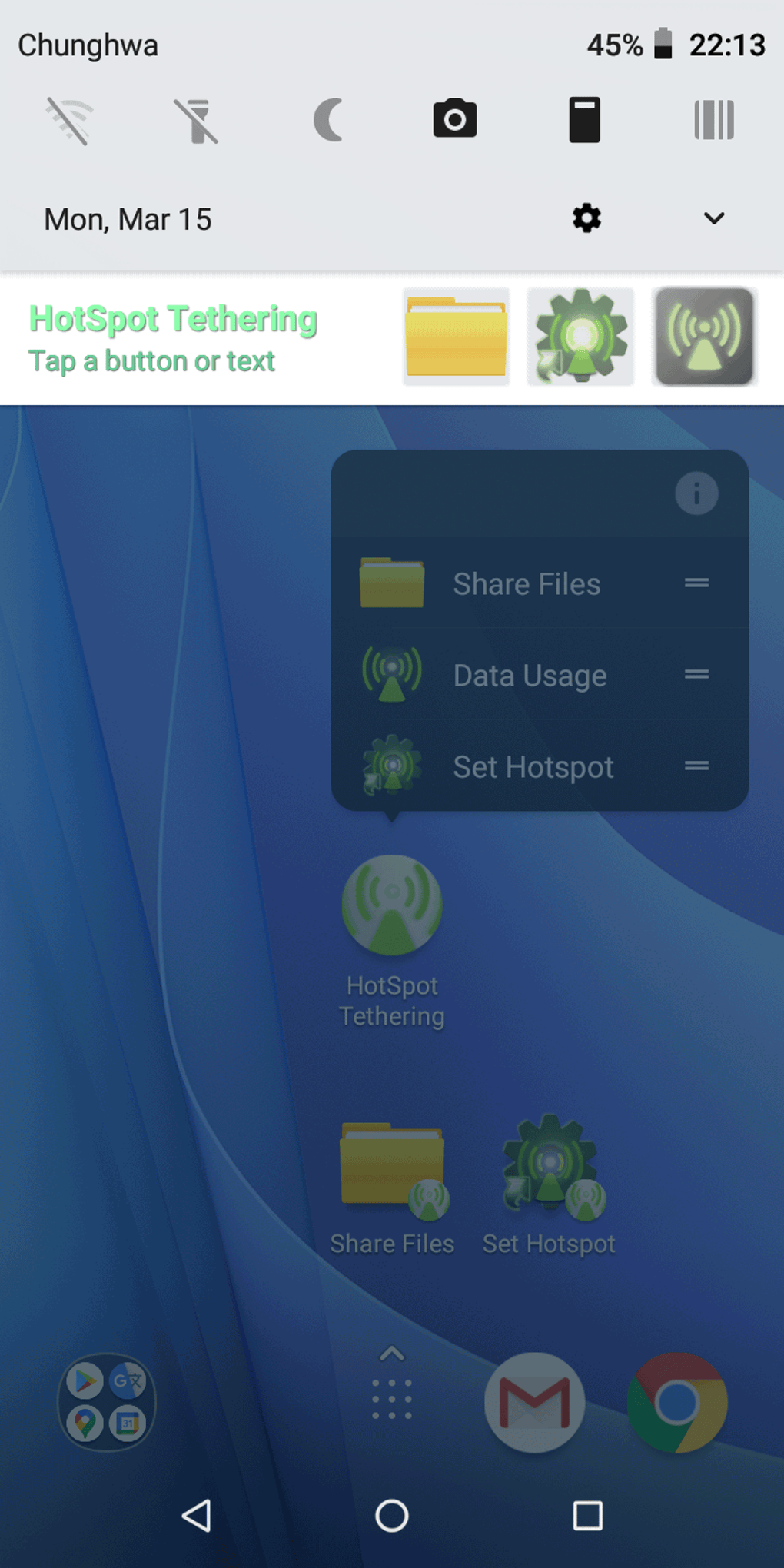 HotSpot Tethering Share File APK for Android Download