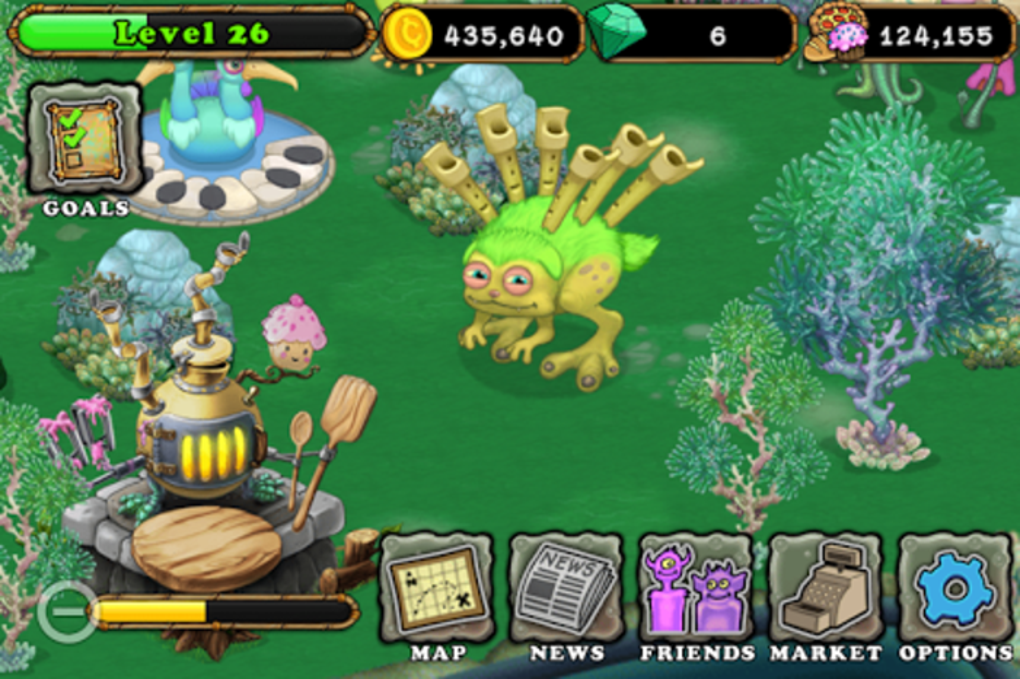 Обои на телефон my singing monsters