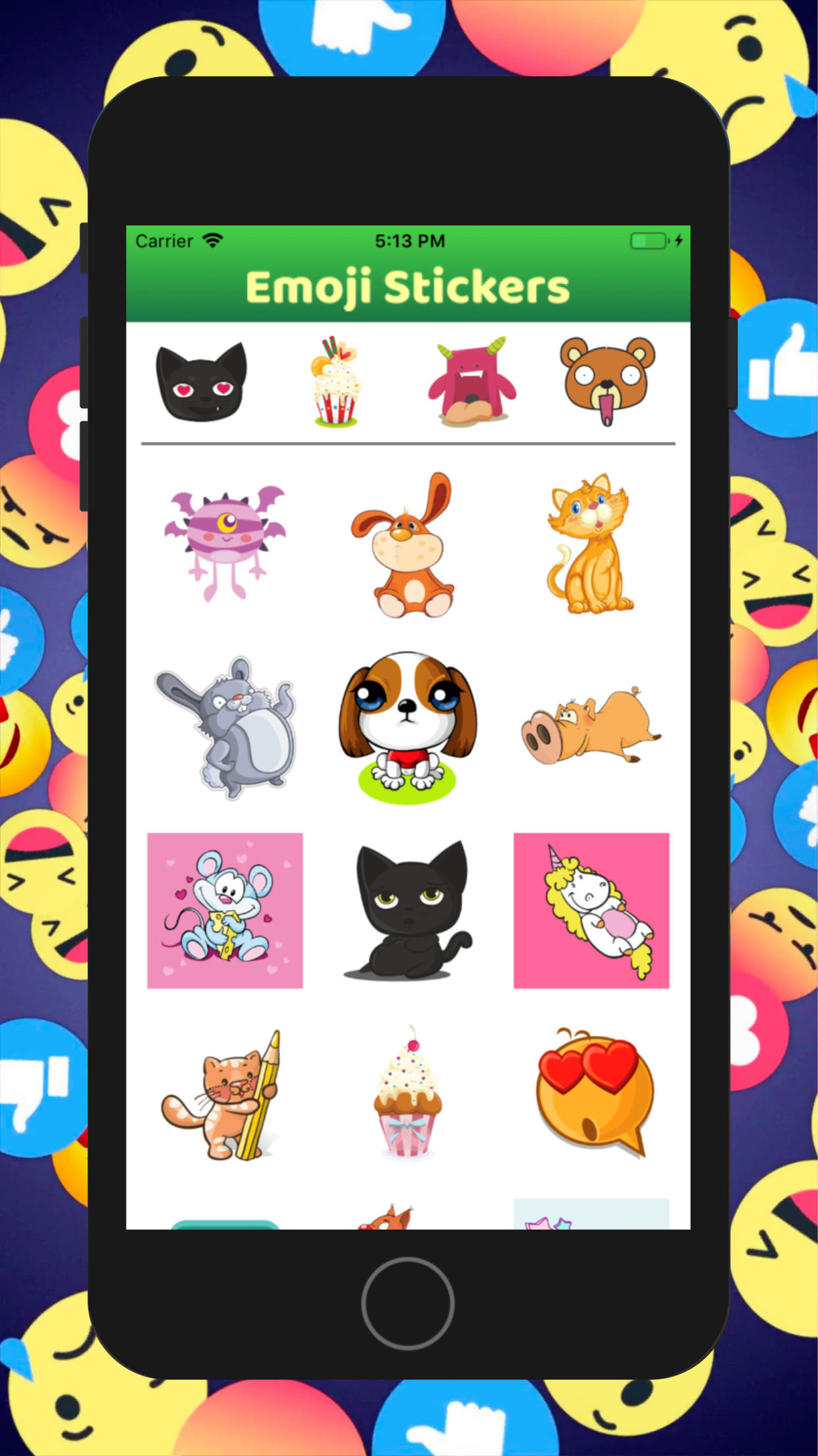iPhone 용 Emoji Face Stickers 다운로드