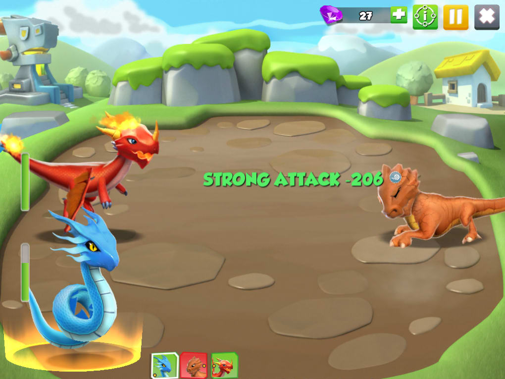 dragon mania legends plant attack