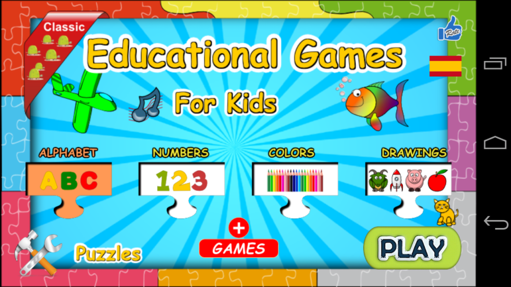 Disturbio Abandonado cama Juegos Infantiles Educativos para Android - Descargar