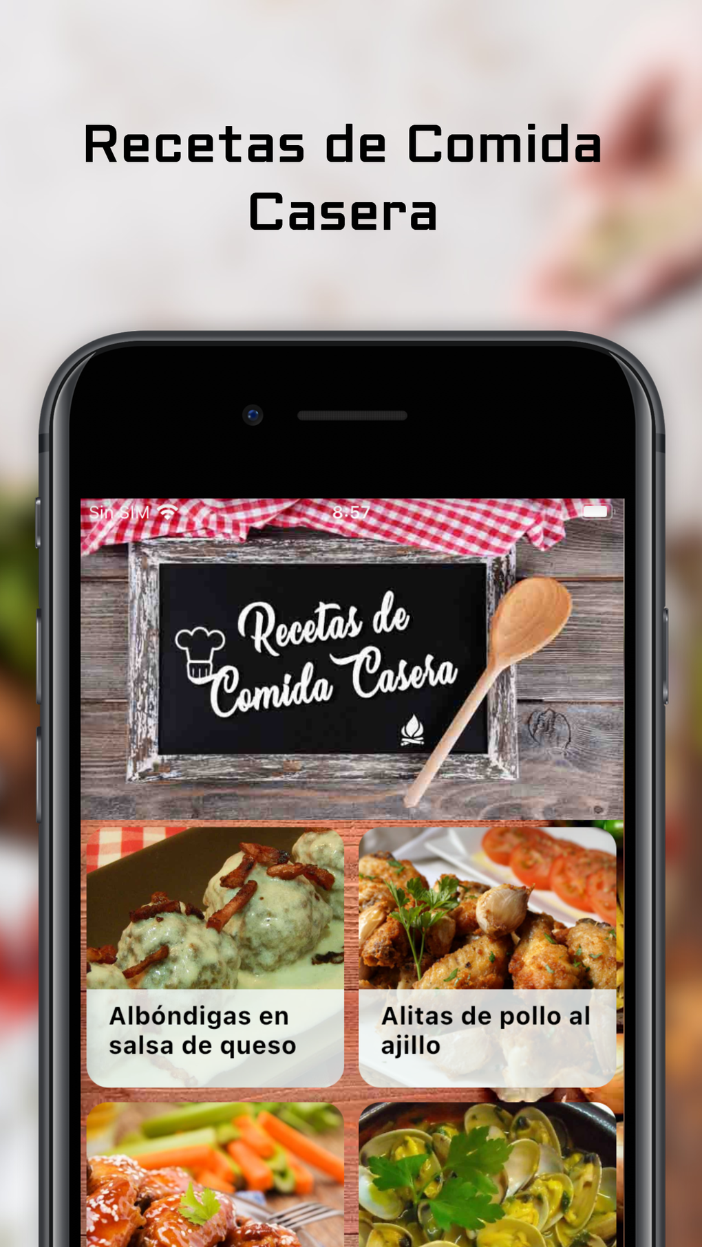 Recetas de Comida Casera для iPhone — Скачать