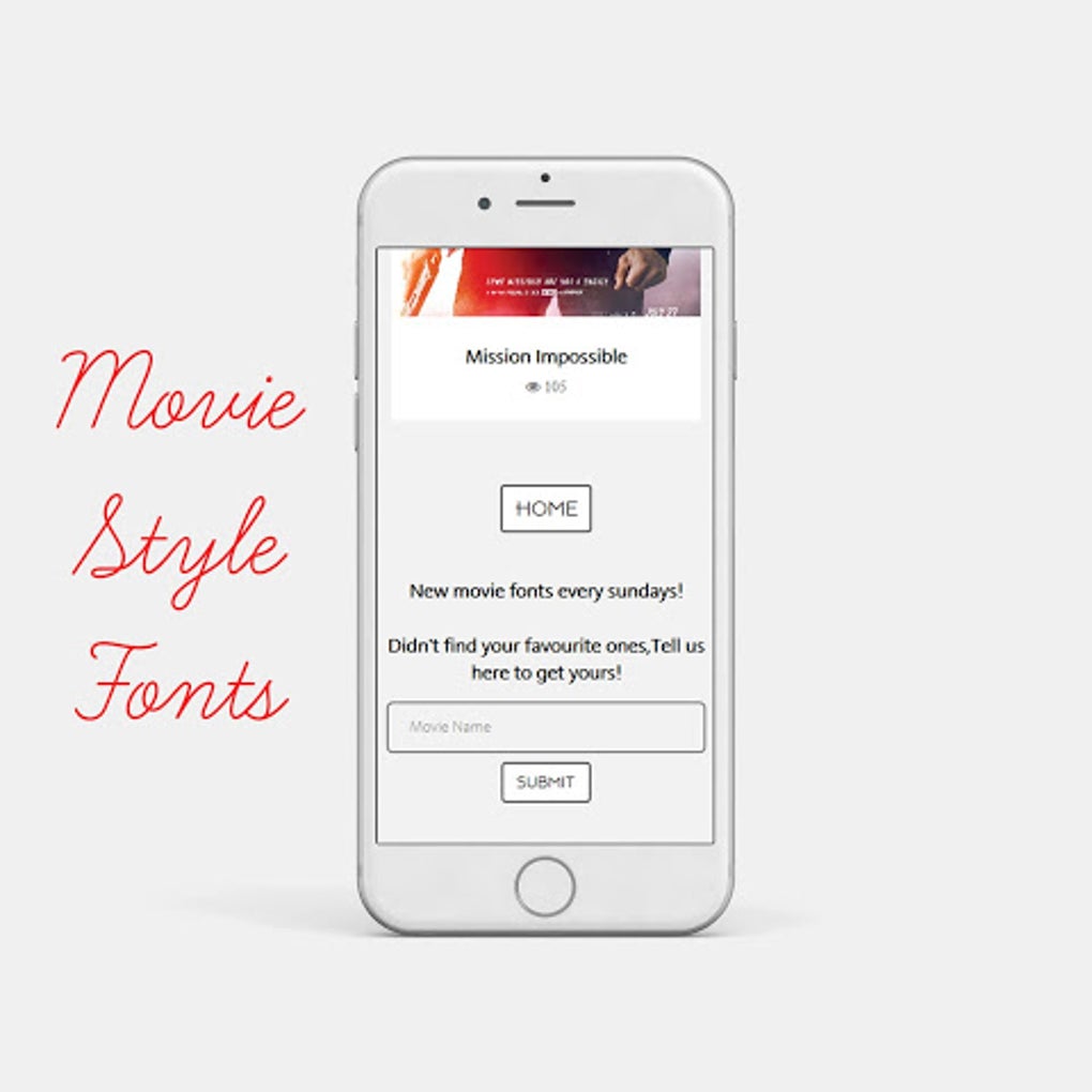 Movie Style Fonts APK для Android — Скачать